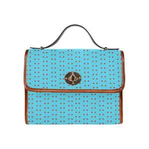 Polka Stripe London Satchel Bag