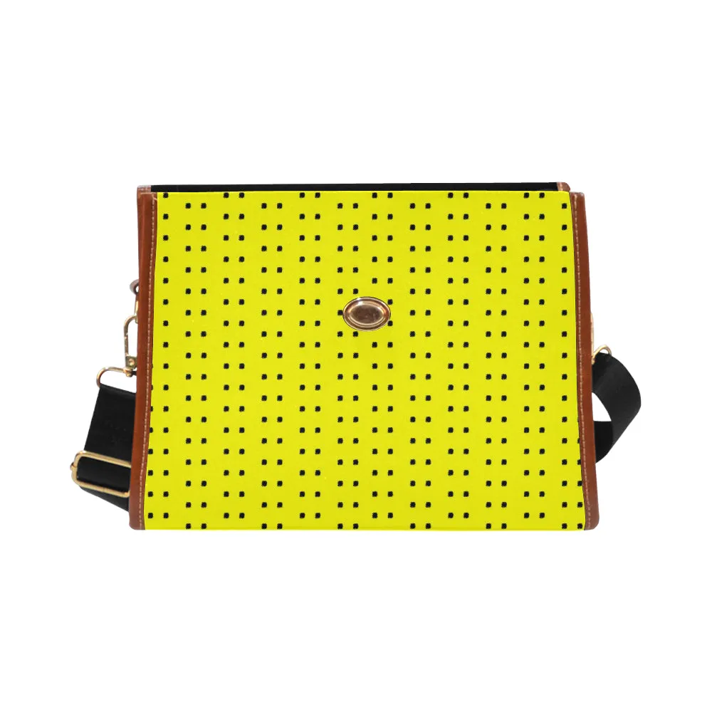 Polka Stripe London Satchel Bag