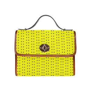 Polka Stripe London Satchel Bag