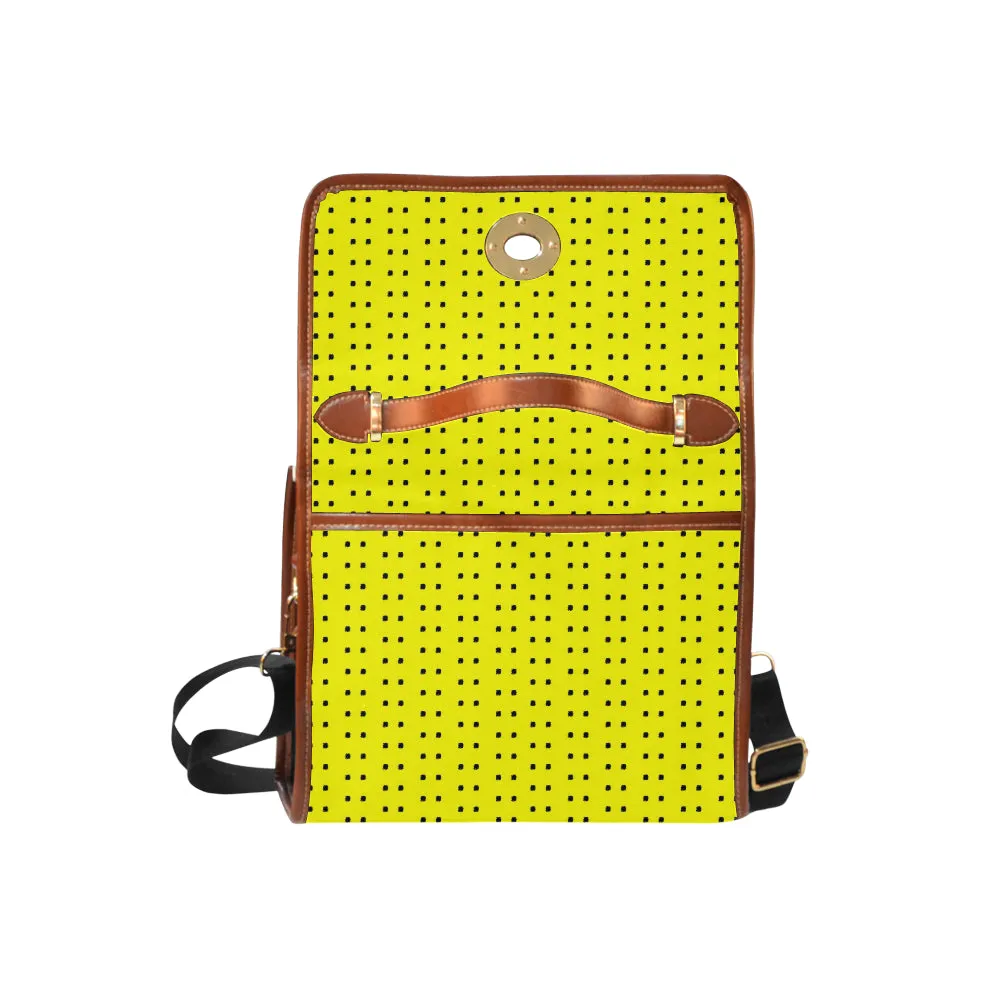 Polka Stripe London Satchel Bag