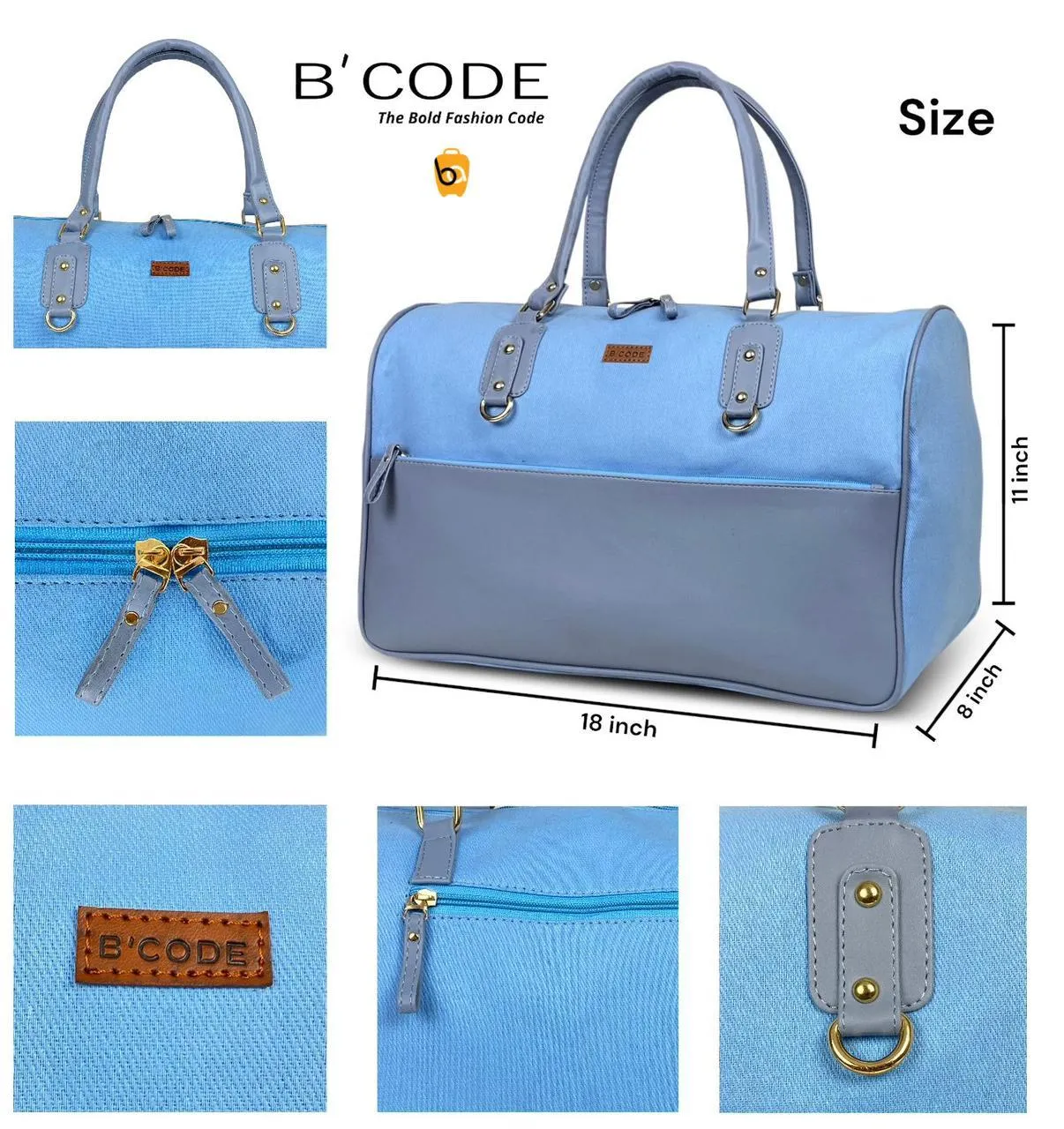 Poly Canvas Travel/Duffel Bag