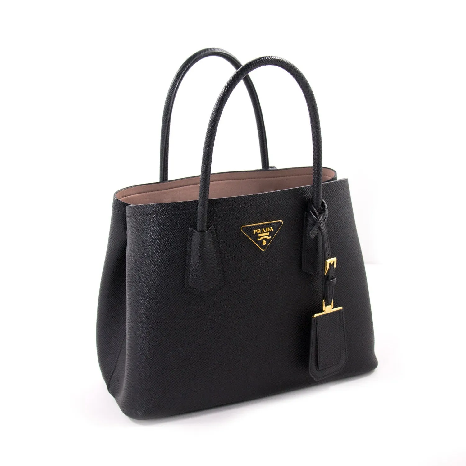 Prada Saffiano Double Bag Tote