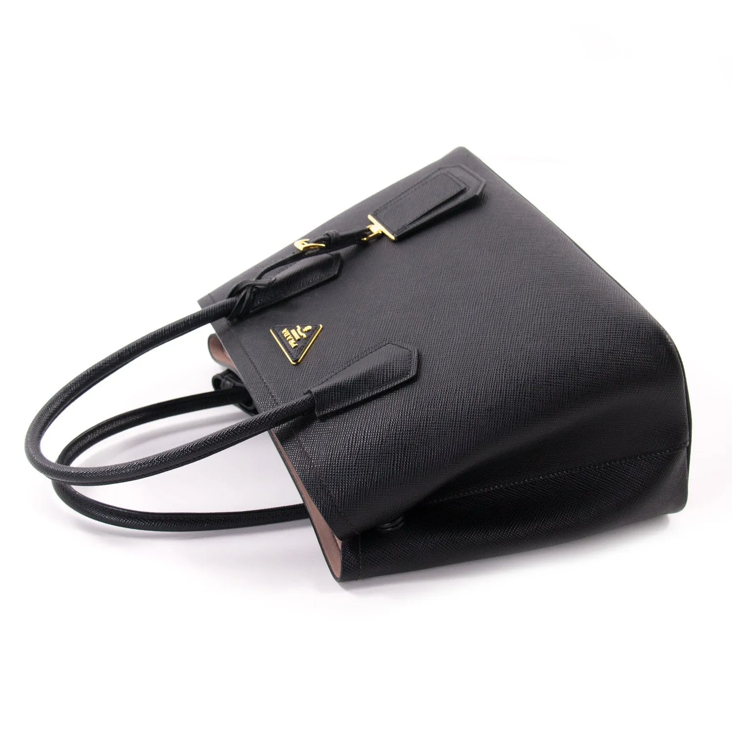Prada Saffiano Double Bag Tote