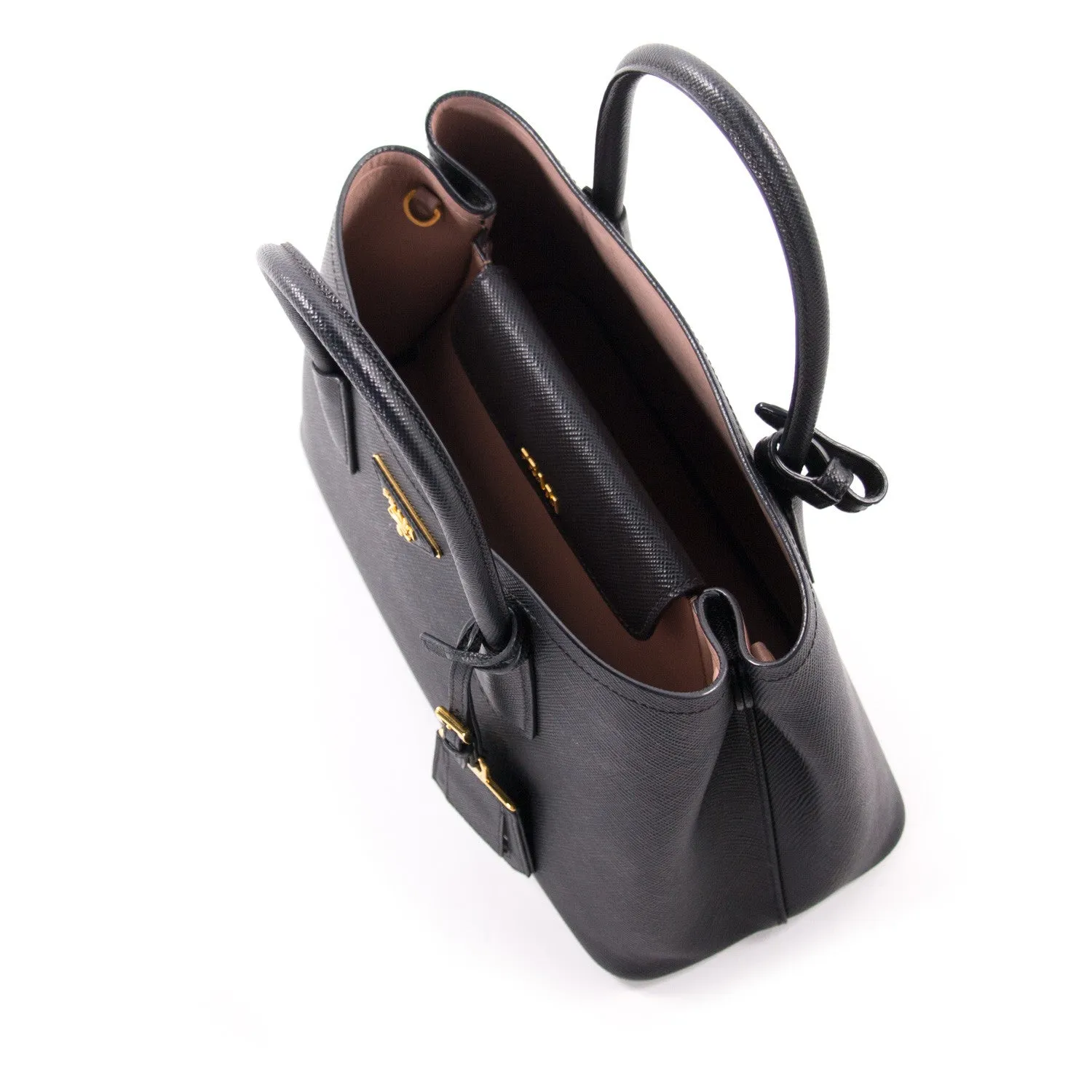 Prada Saffiano Double Bag Tote