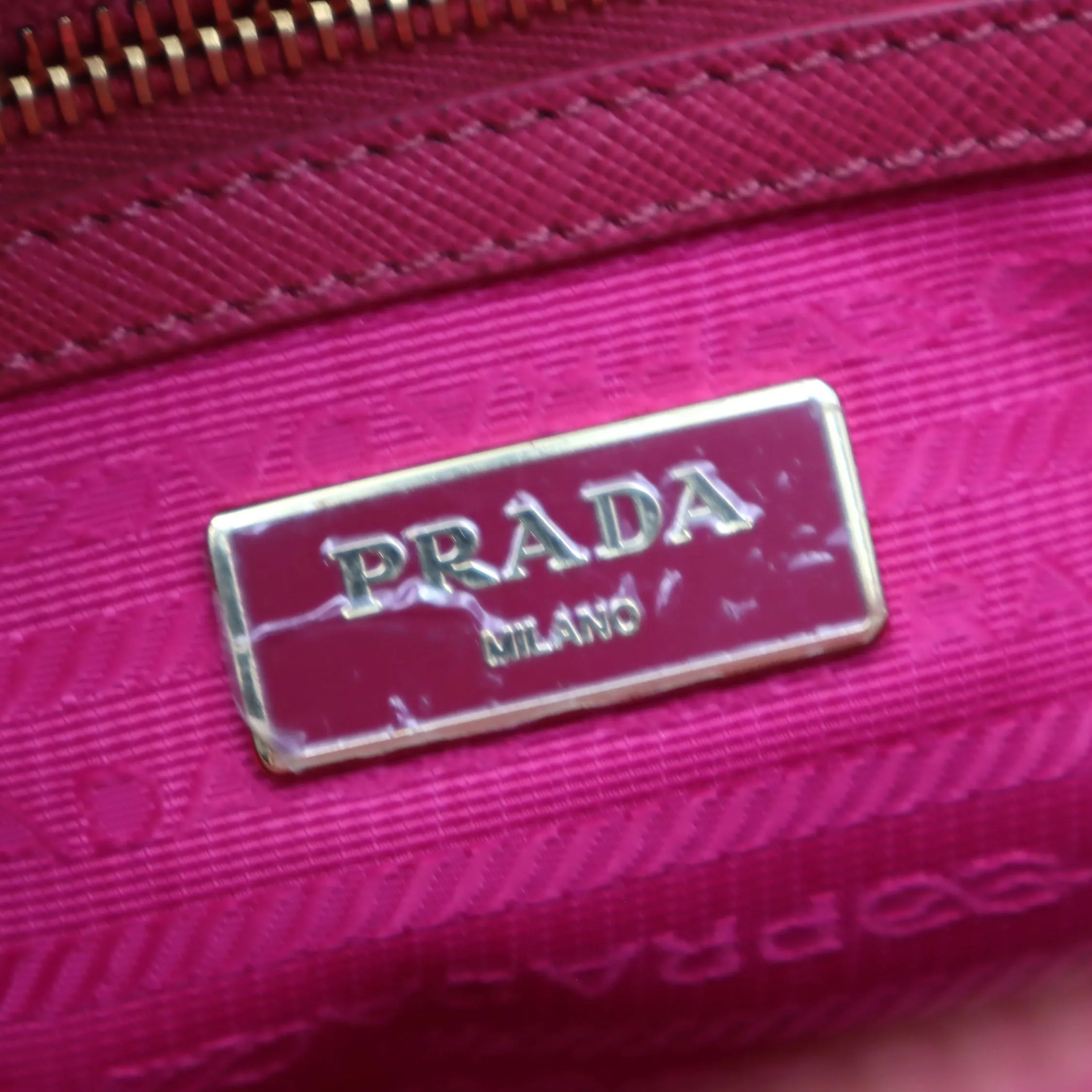 Prada Saffiano Galleria Double Zip Tote Bag
