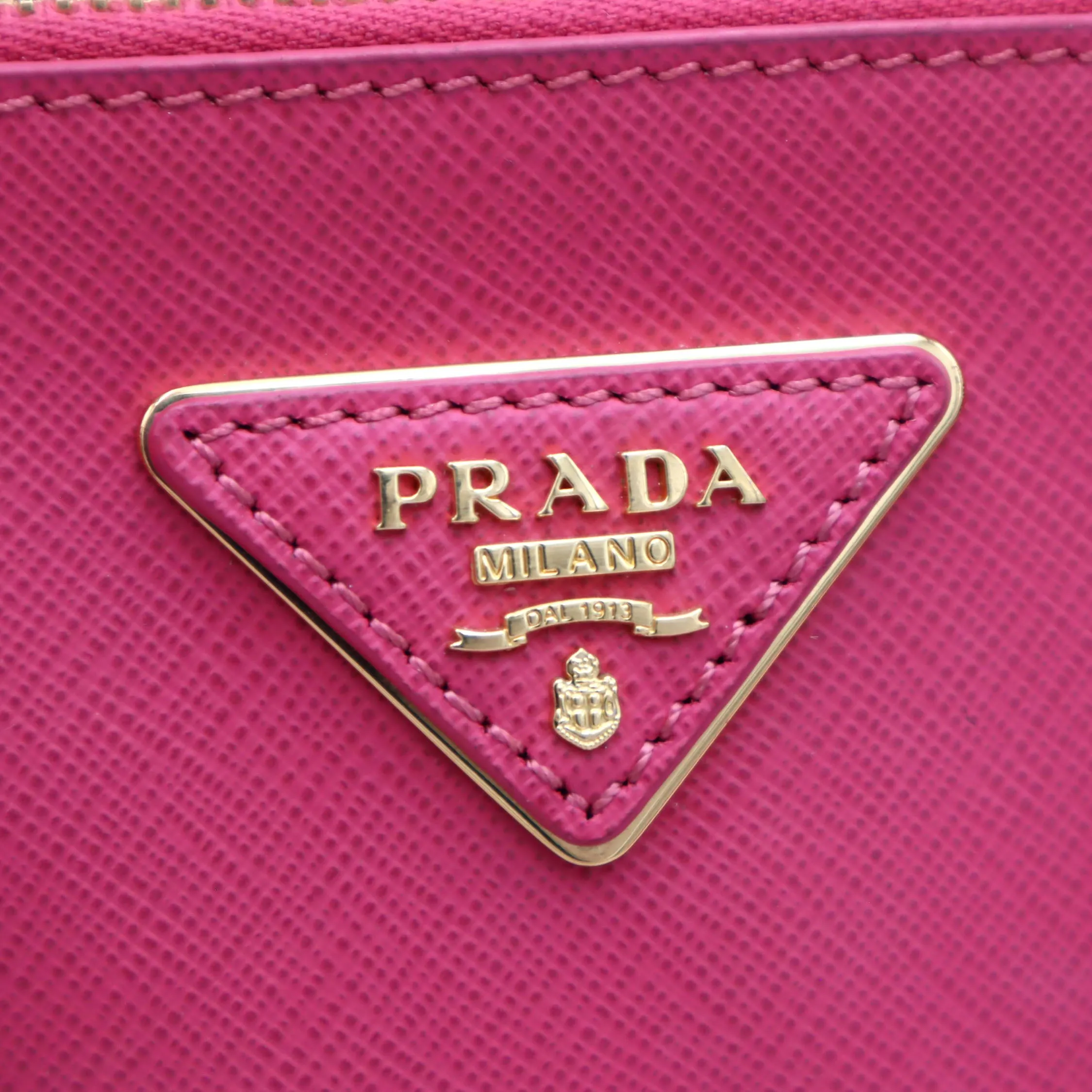 Prada Saffiano Galleria Double Zip Tote Bag