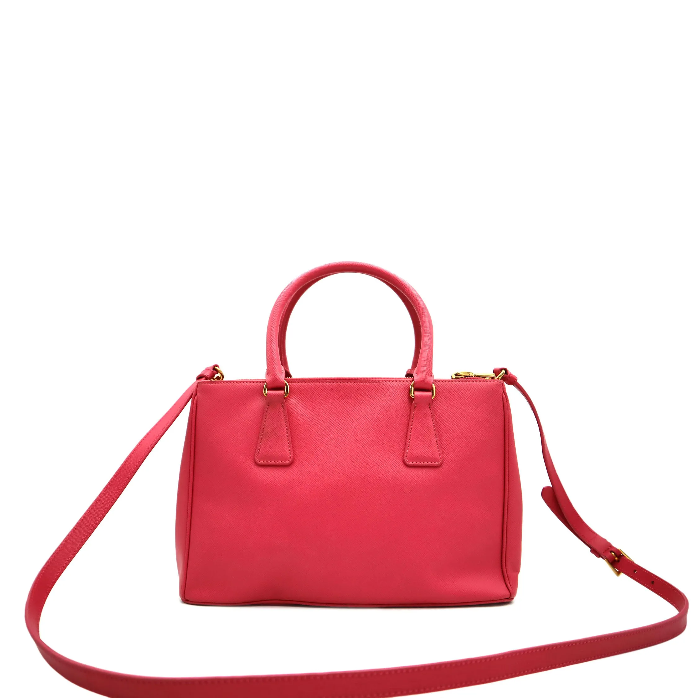 Prada Saffiano Galleria Double Zip Tote Bag
