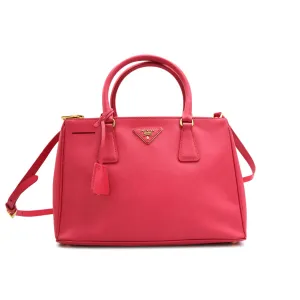 Prada Saffiano Galleria Double Zip Tote Bag
