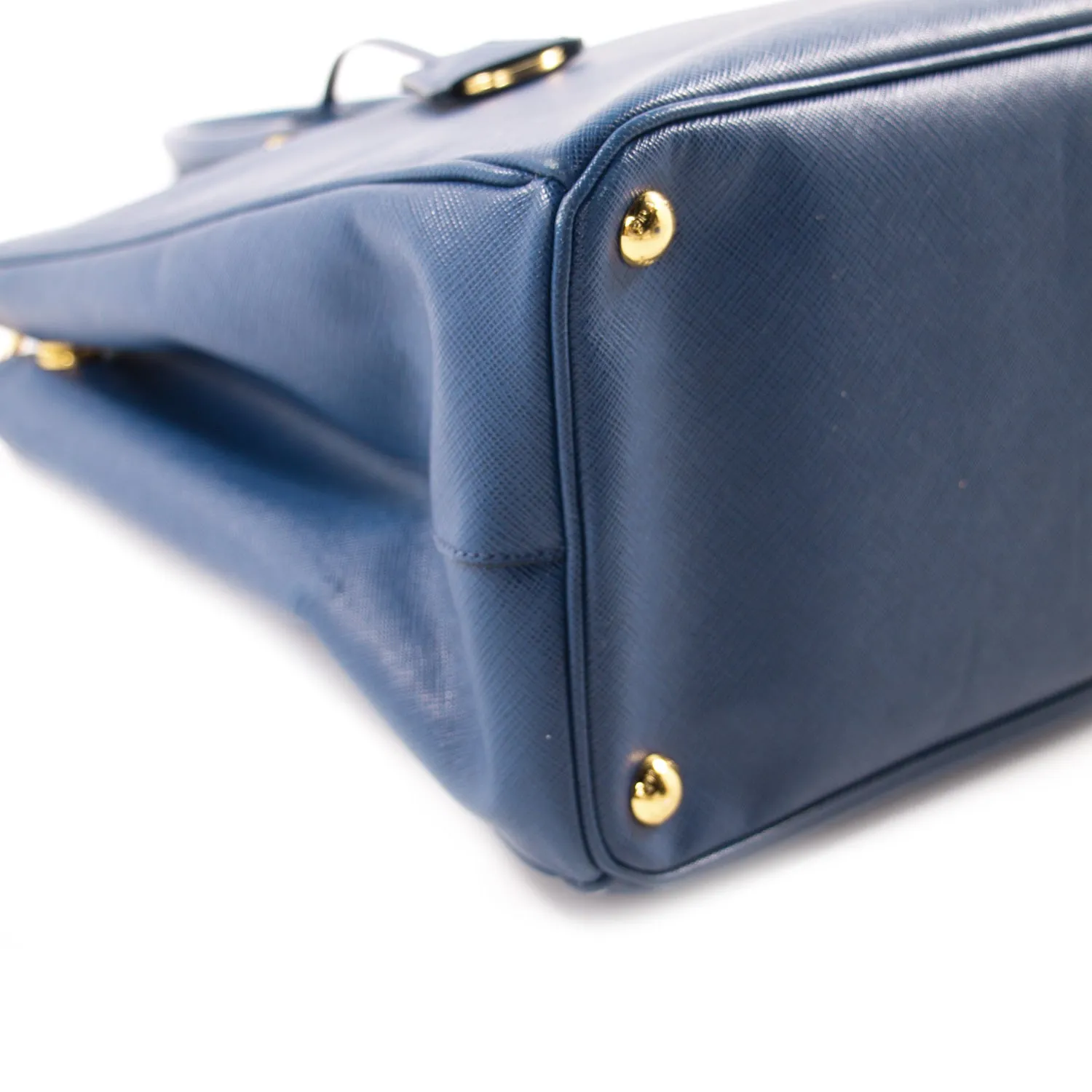Prada Saffiano Lux Double-Zip Tote Bag