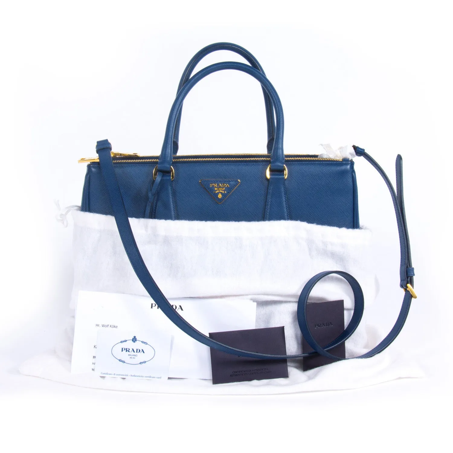 Prada Saffiano Lux Tote Cargo
