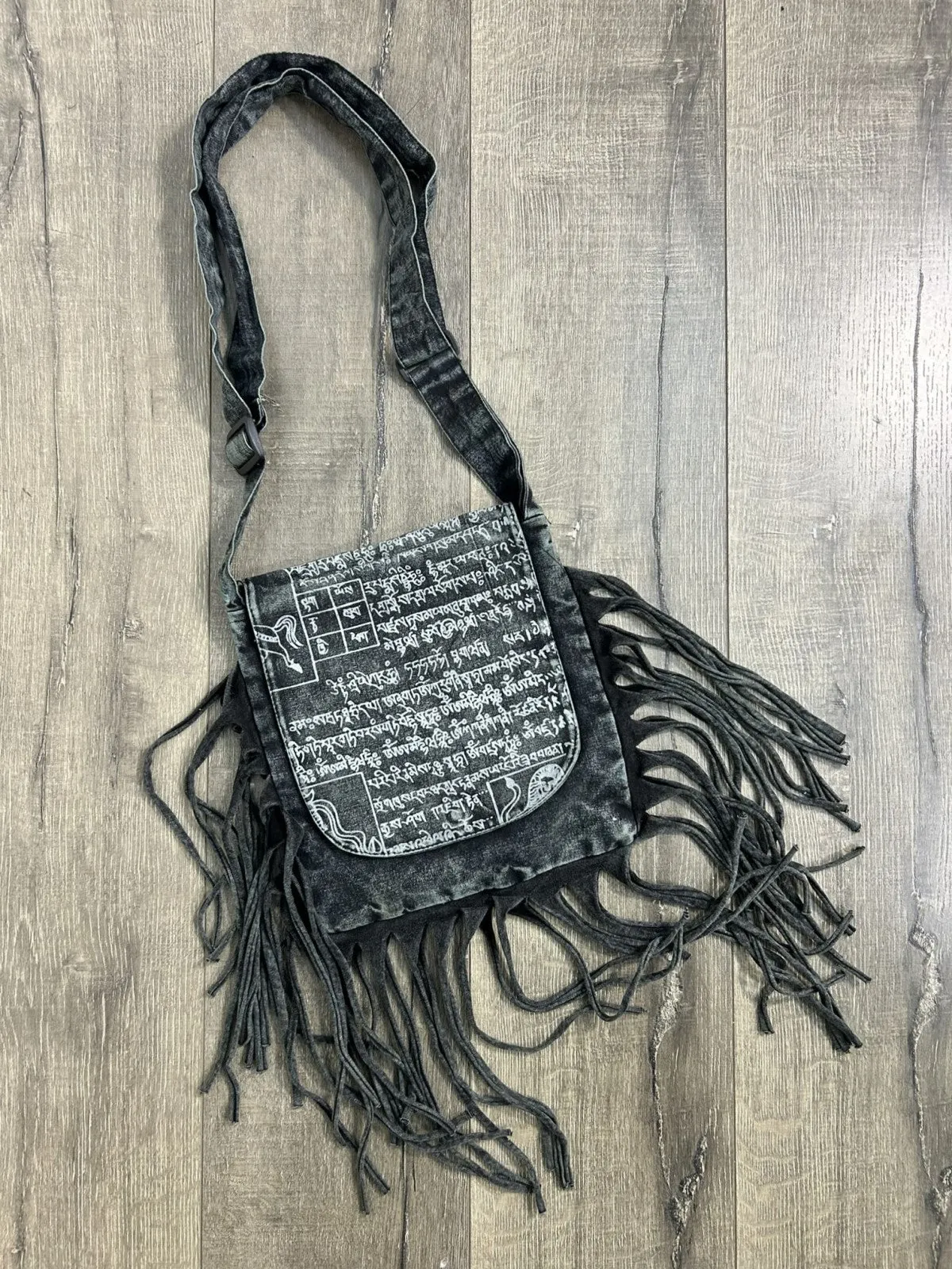 Prayer Print Shoulder Bag
