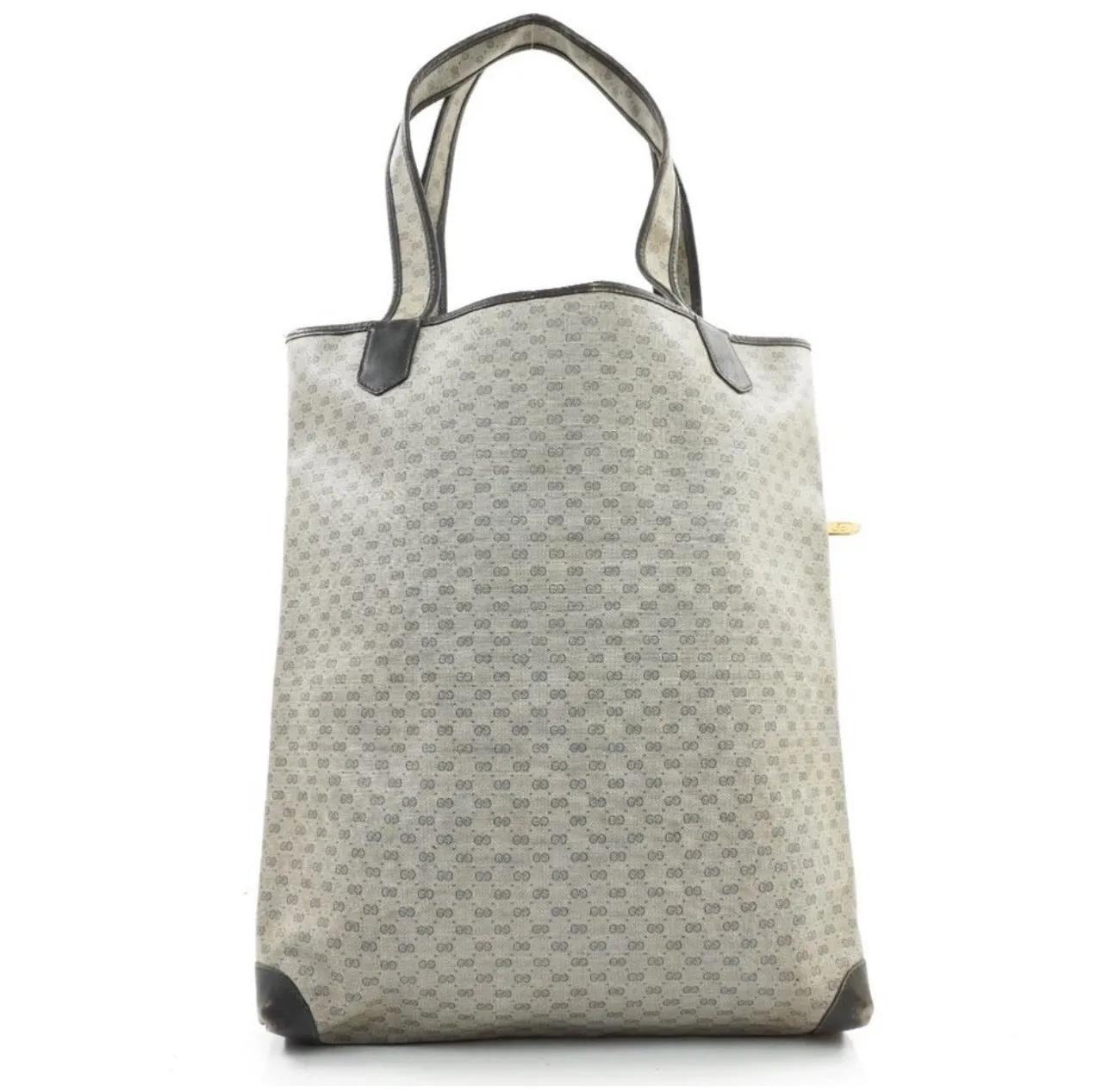 PREOWNED Gucci Tote Bag in Navy Blue