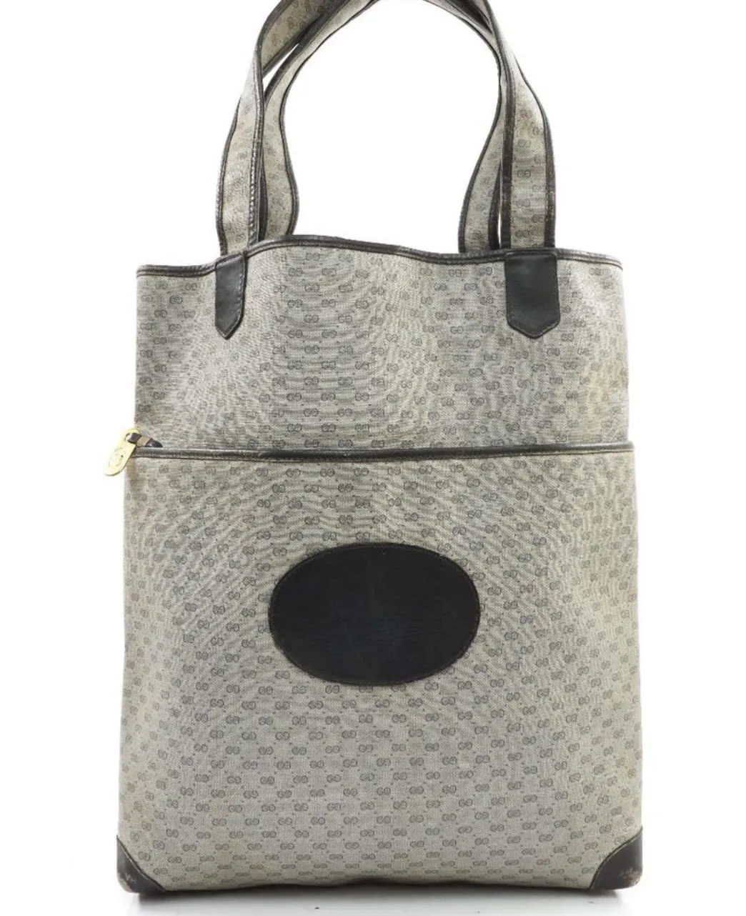 PREOWNED Gucci Tote Bag in Navy Blue