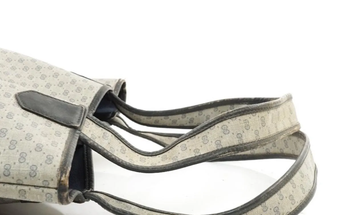 PREOWNED Gucci Tote Bag in Navy Blue