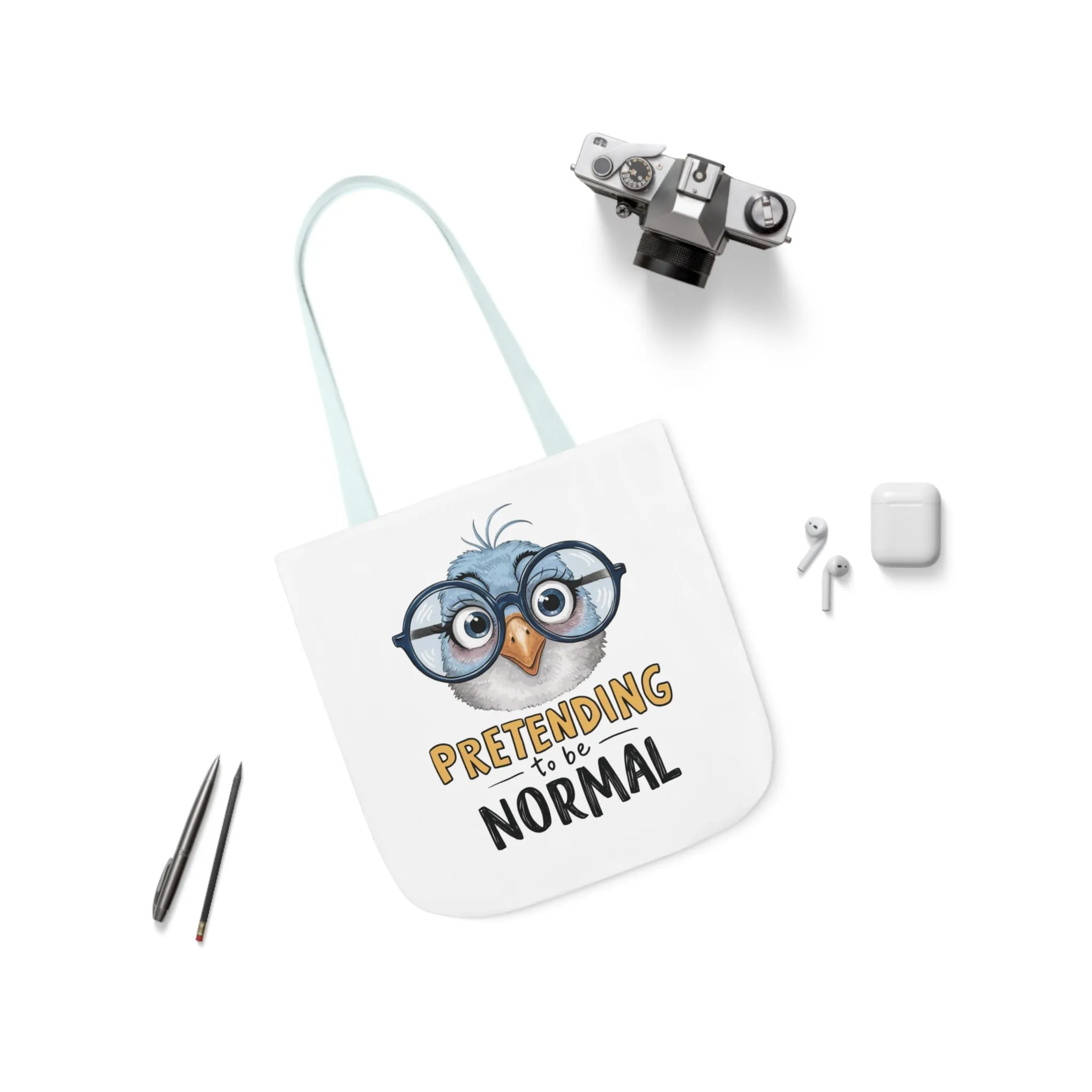 Pretending to be Normal Canvas Tote Bag