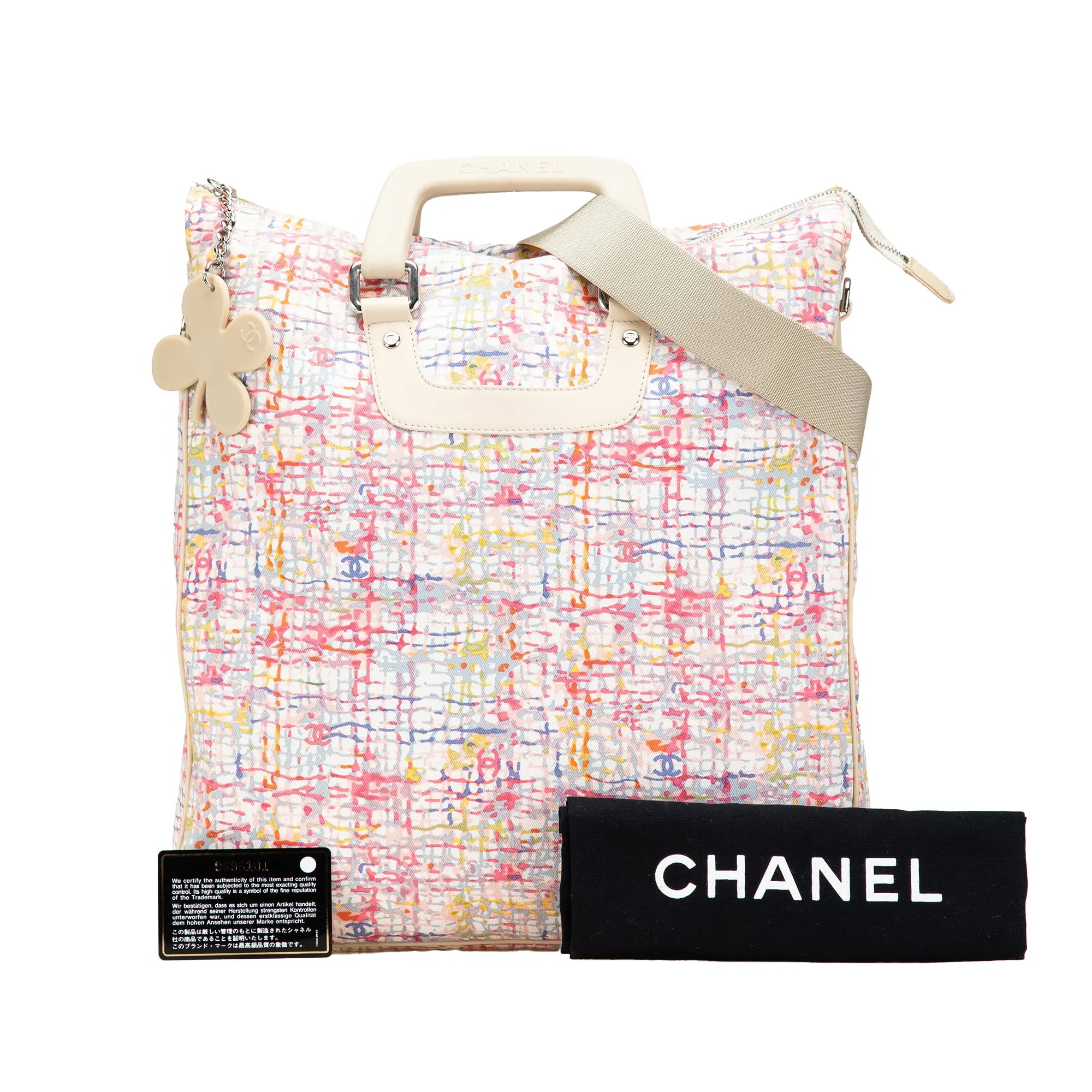 Printed Canvas Clover Watercolor Tote