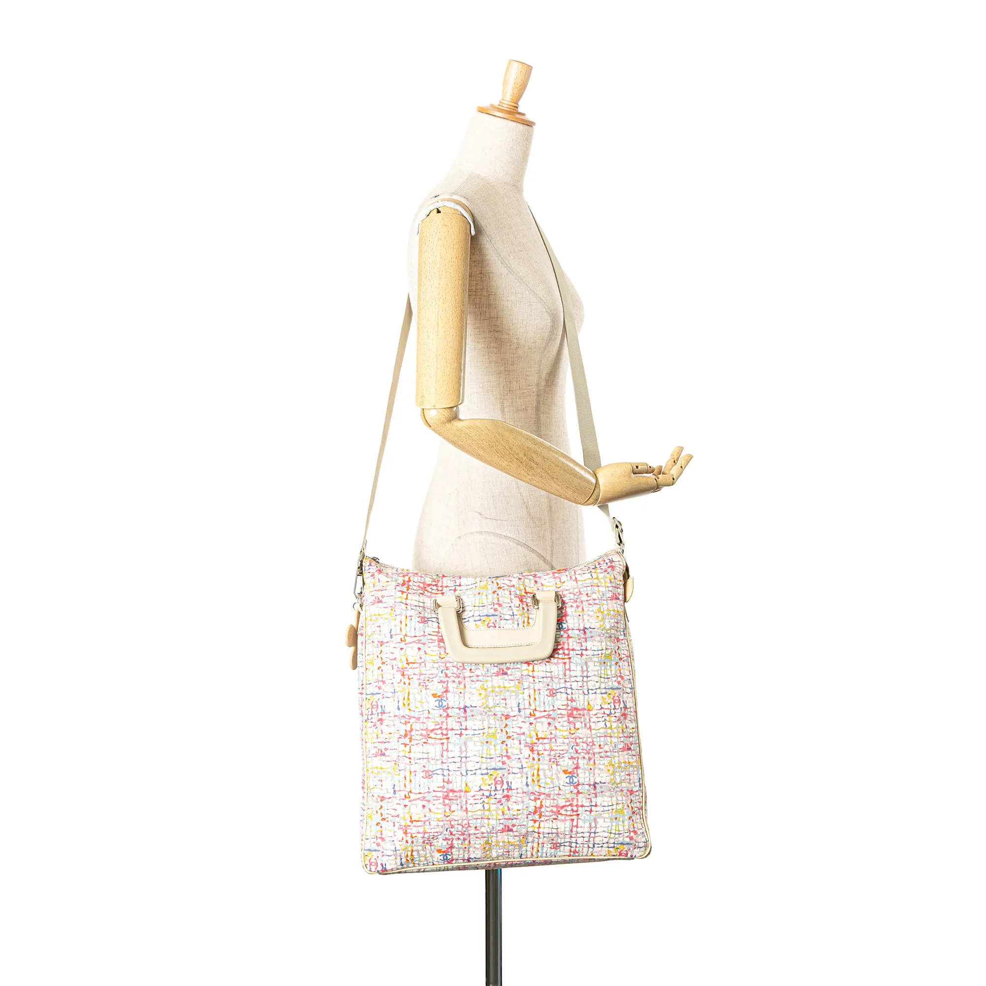 Printed Canvas Clover Watercolor Tote