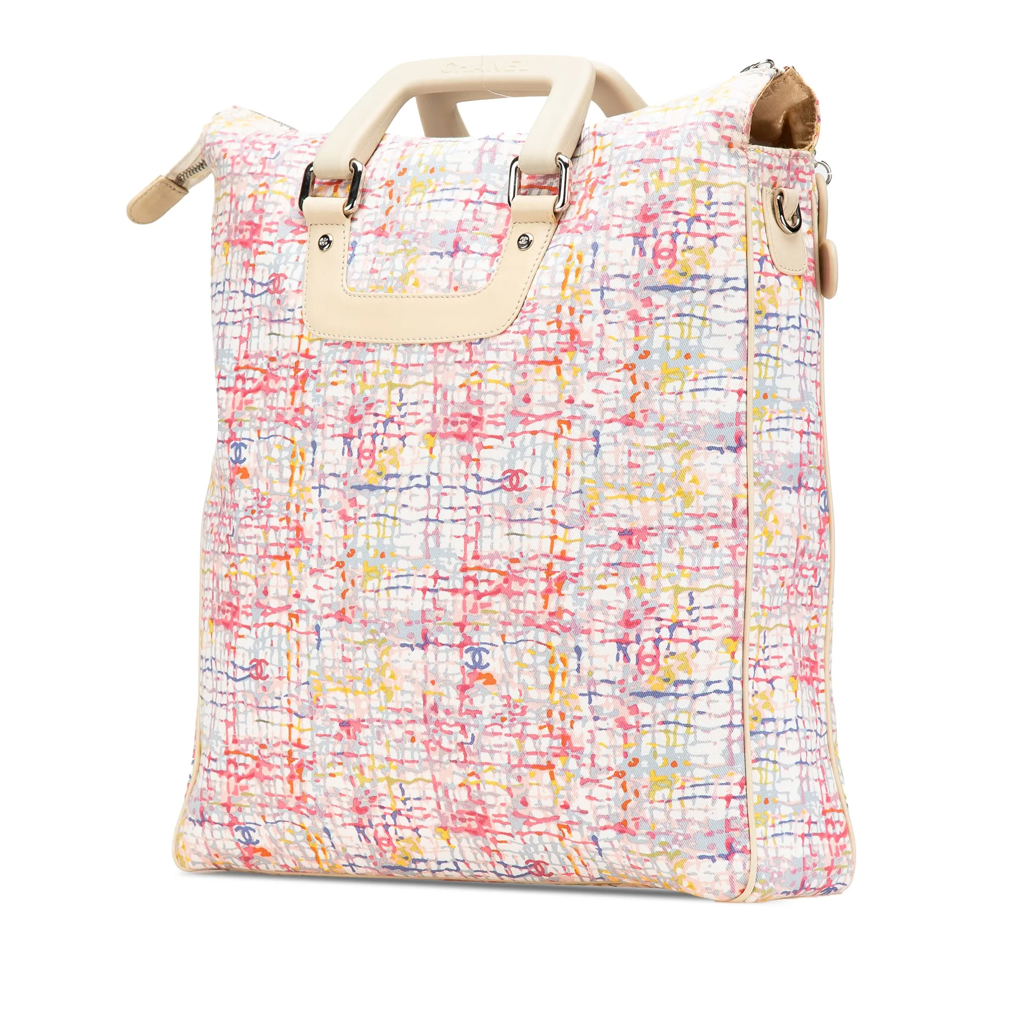 Printed Canvas Clover Watercolor Tote
