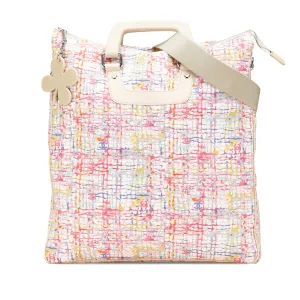 Printed Canvas Clover Watercolor Tote