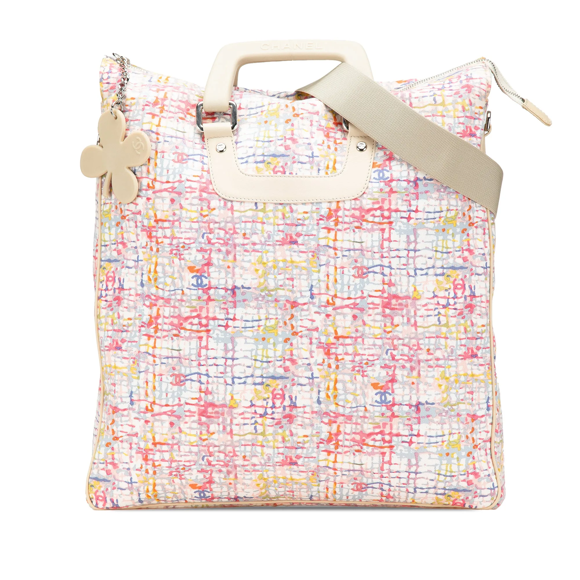 Printed Canvas Clover Watercolor Tote