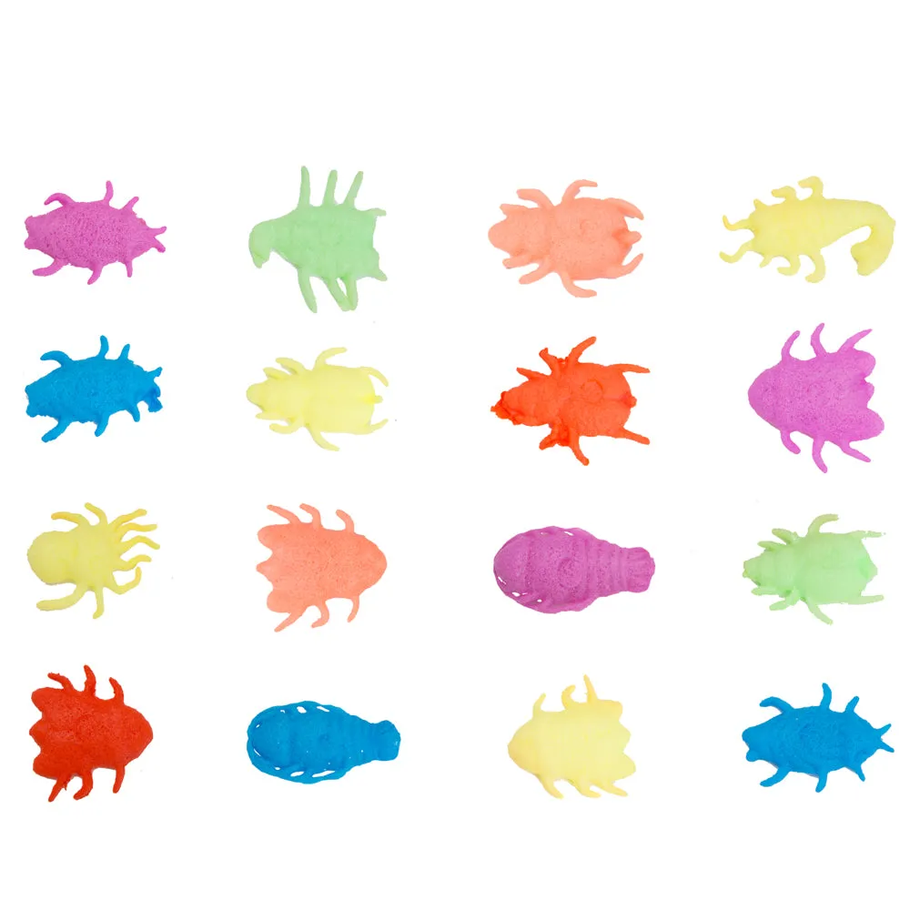 PROLOSO 40 Packet Water Growing Animals Expandable Sea Creatures with Crystal Water Beads