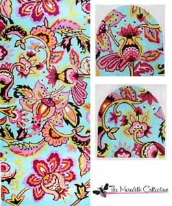 PS-173m - Jacobean Paisley Satchel - medium