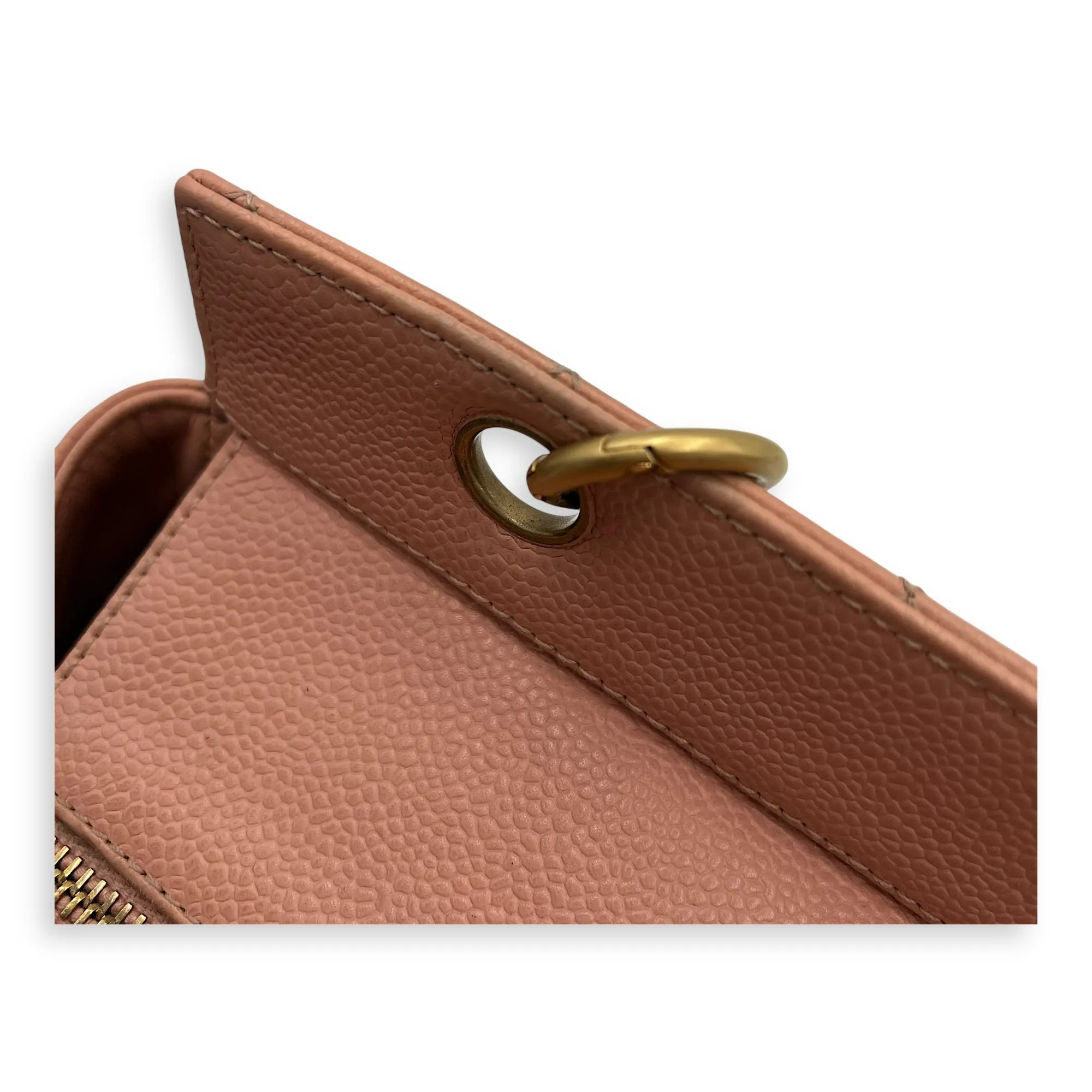 PST Petit Shopping Tote Bag in Caviar Leather   Gold hardware