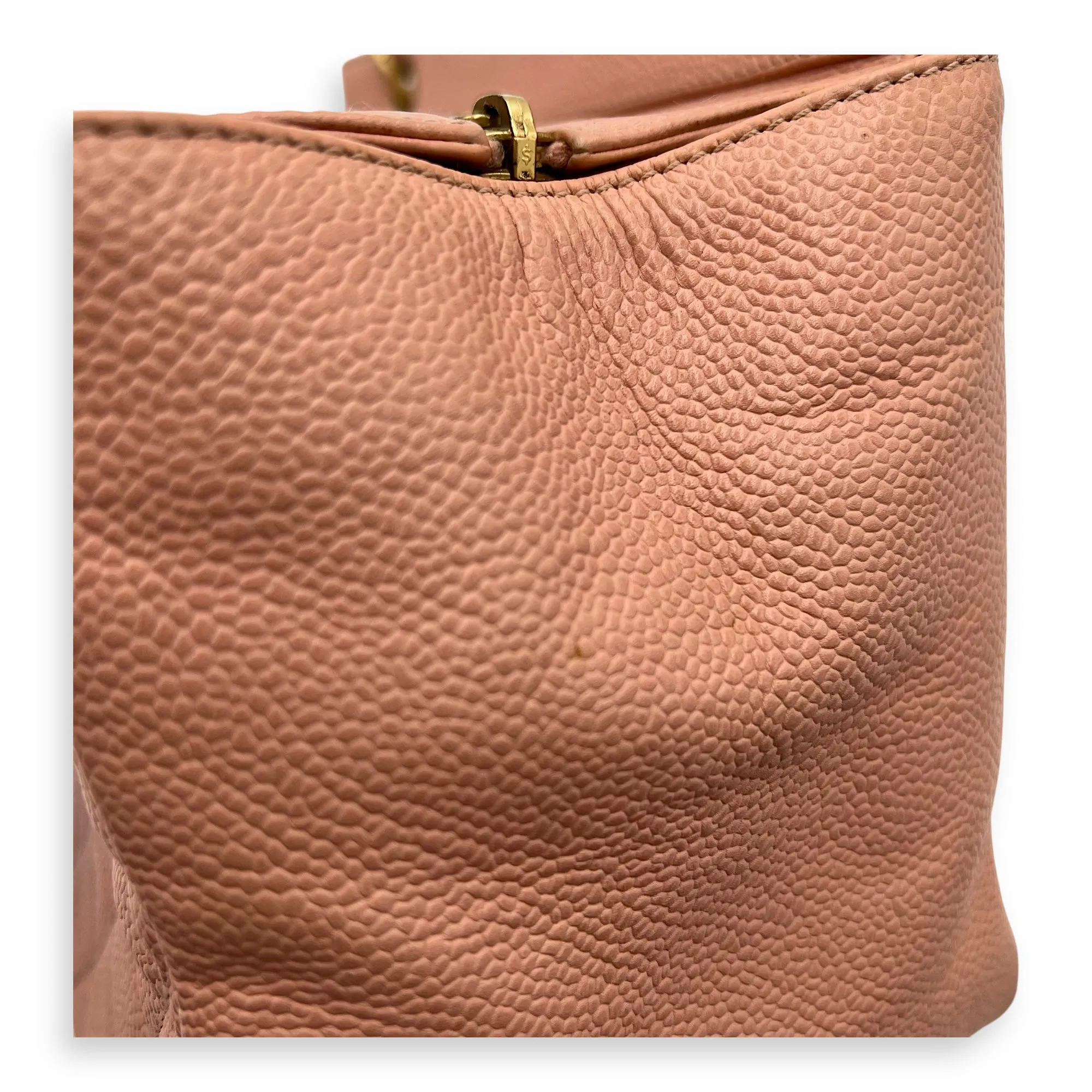 PST Petit Shopping Tote Bag in Caviar Leather   Gold hardware