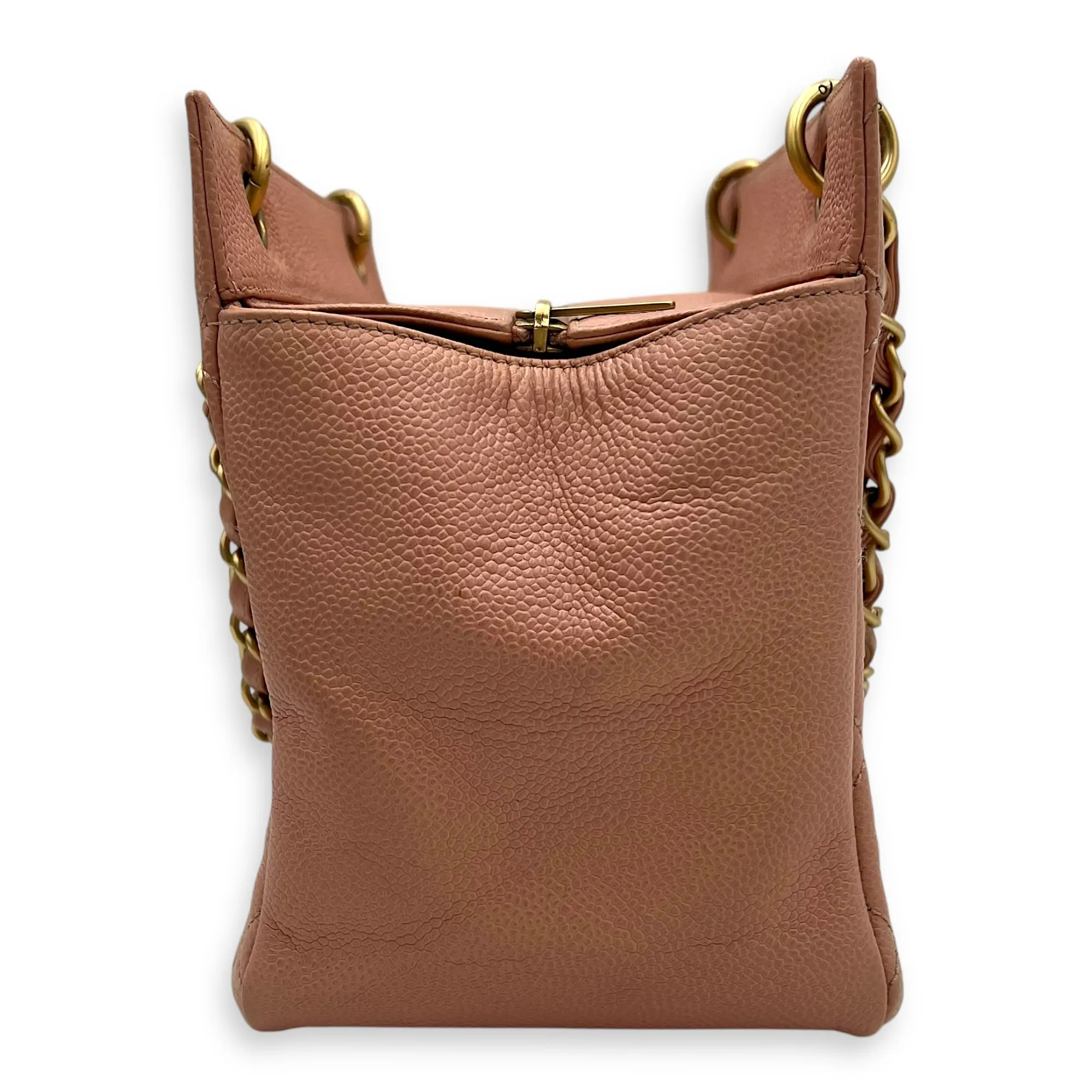 PST Petit Shopping Tote Bag in Caviar Leather   Gold hardware