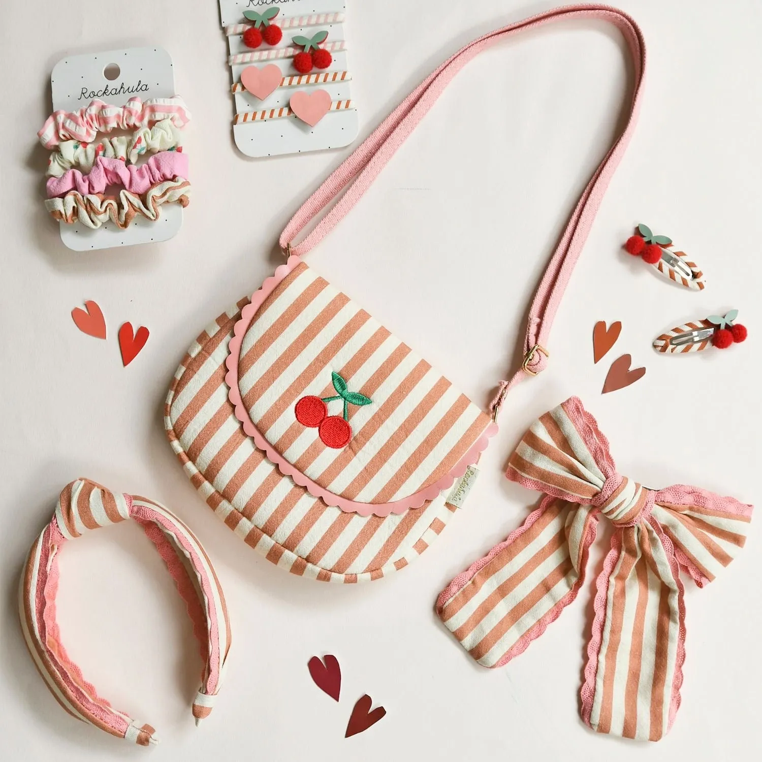 Rockahula Stripy Cherry Scallop Bag