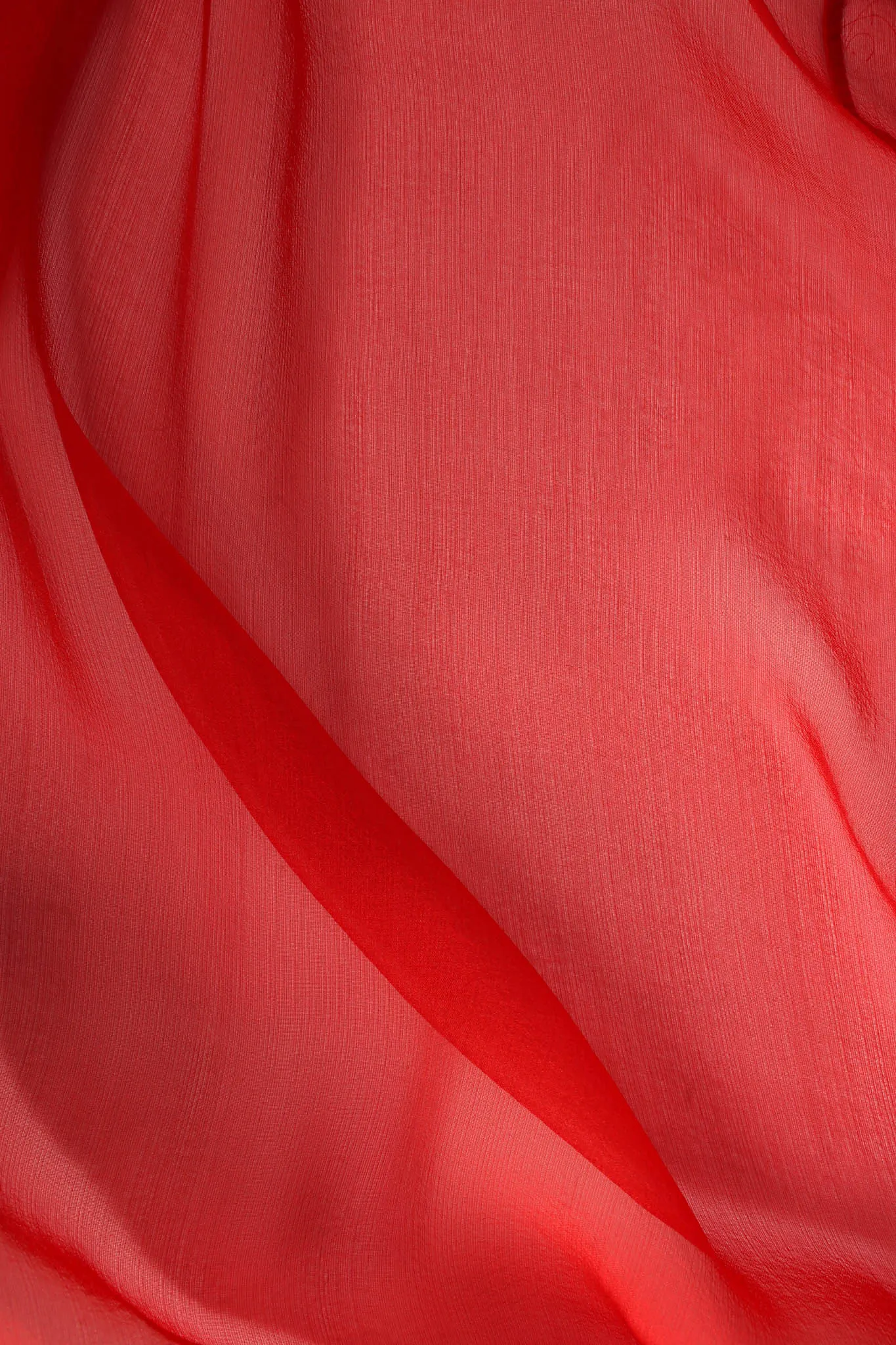 Rose Flocked Velvet Silk Panel Dress