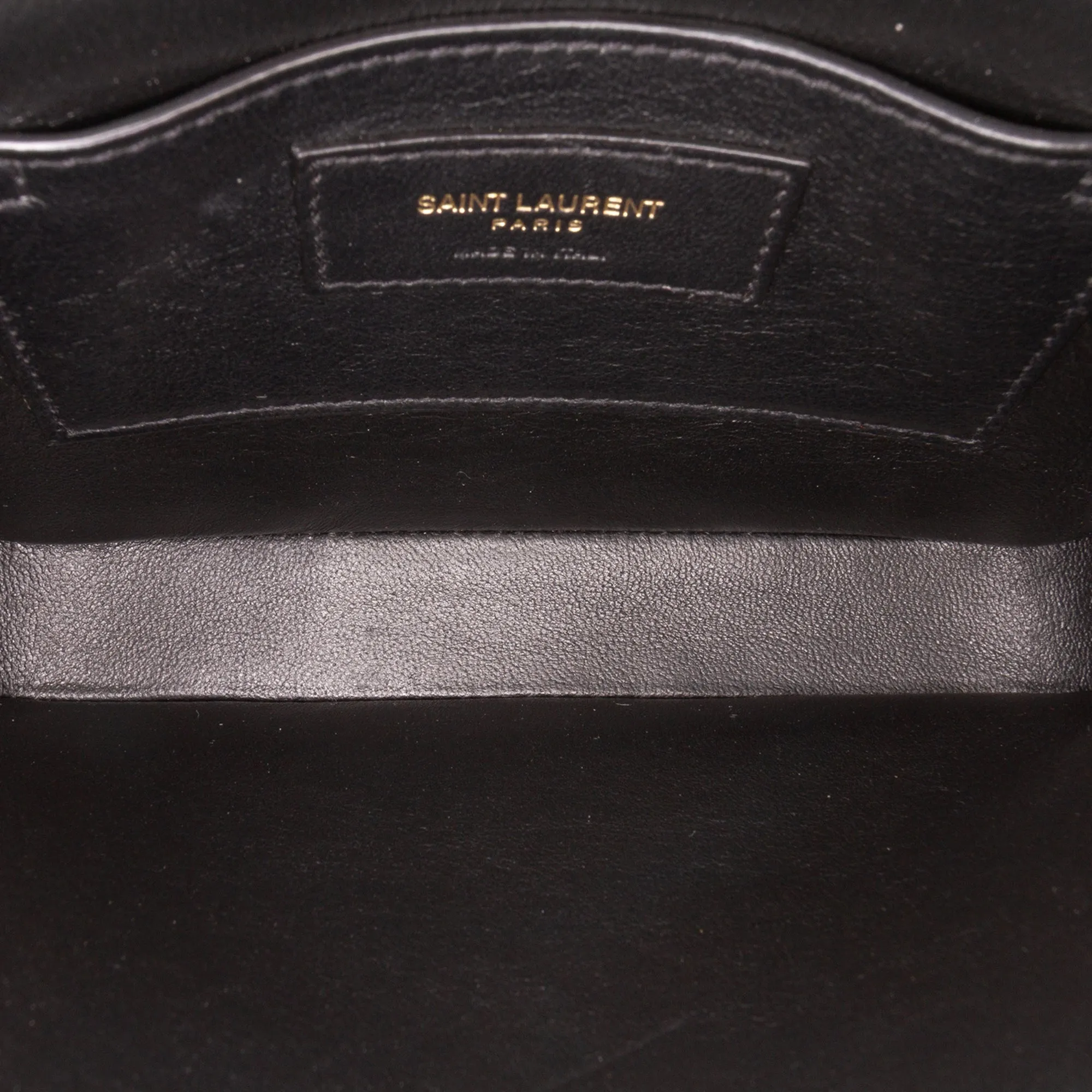 Saint Laurent Small Canvas Striped Solferino Satchel In Box