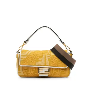 Sarah Coleman FF Canvas Fisheye  Baguette Satchel