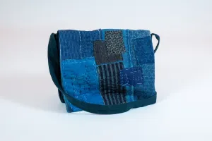 Satchel of Vintage Indigo Boro Cloth