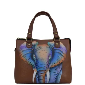Satchel With Crossbody Strap - 8461