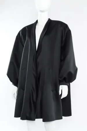 Satin Balloon Sleeve Jacket