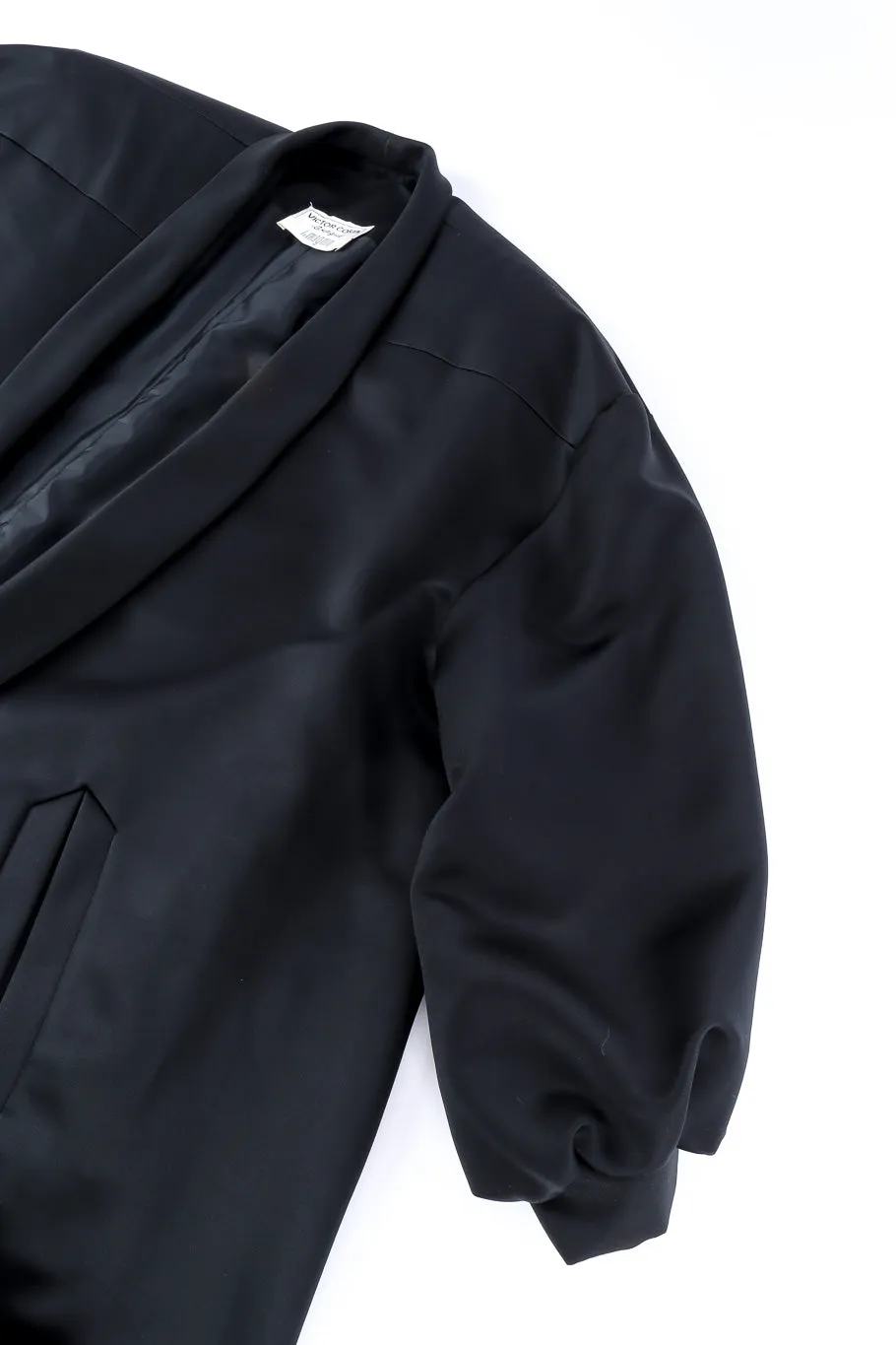 Satin Balloon Sleeve Jacket
