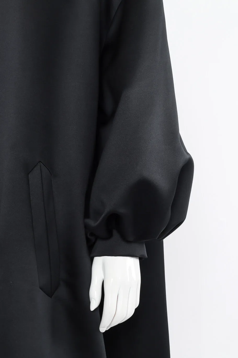 Satin Balloon Sleeve Jacket