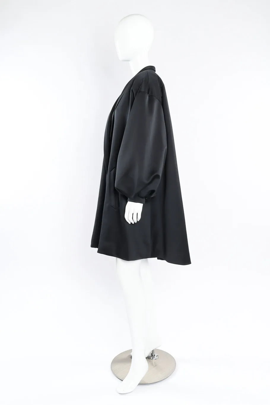 Satin Balloon Sleeve Jacket