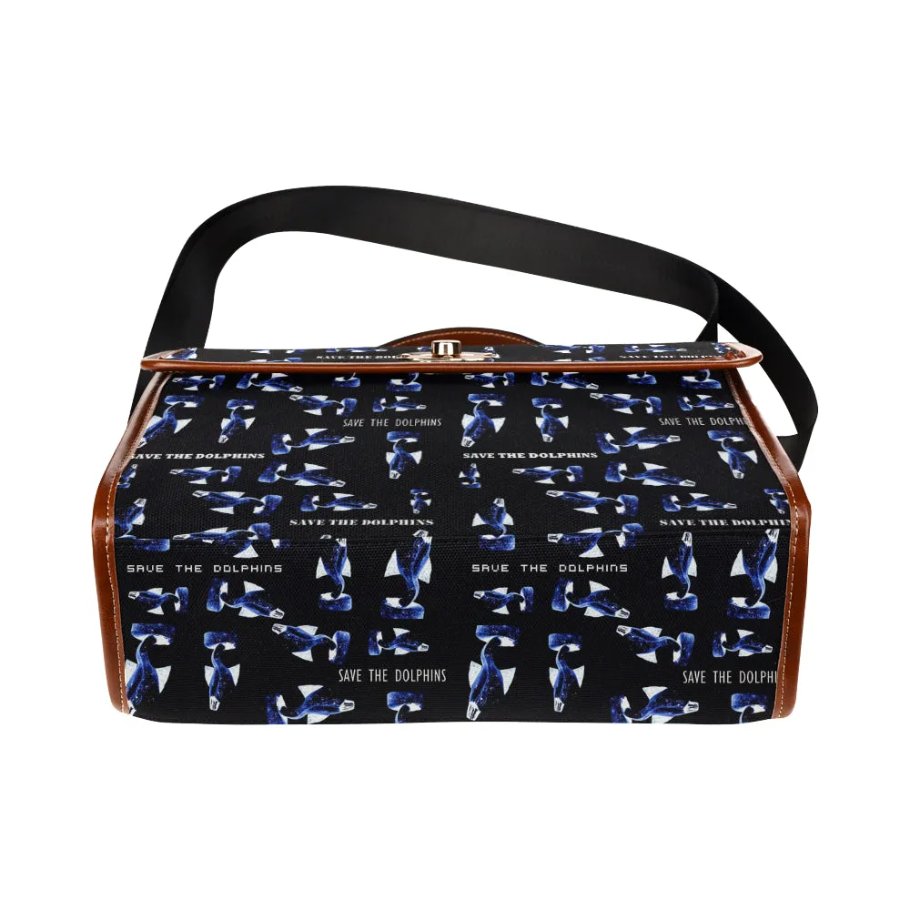 Save the Dolphins London Satchel Bag