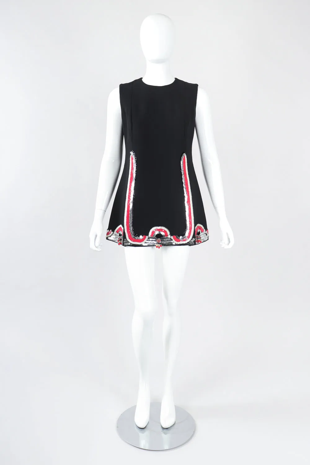 Sequin Hem Tunic Dress