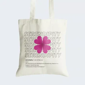 Serendipity Tote Bag With Zipper