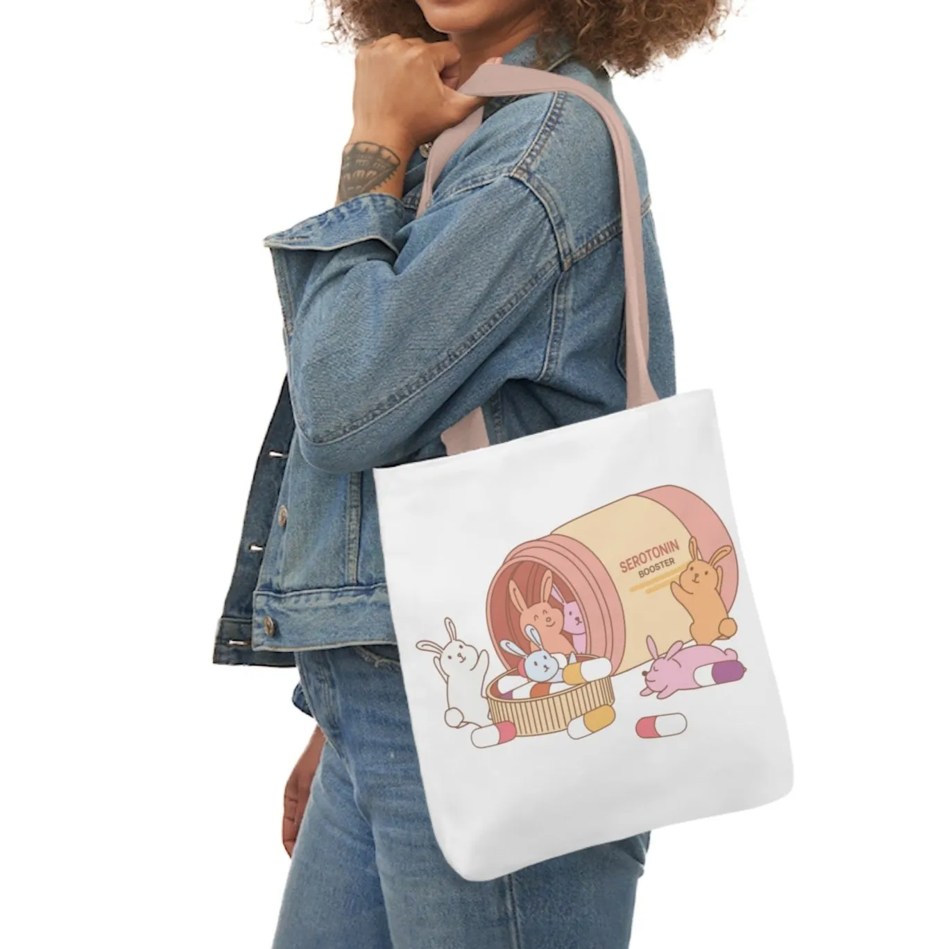Serotonin Booster Canvas Tote Bag
