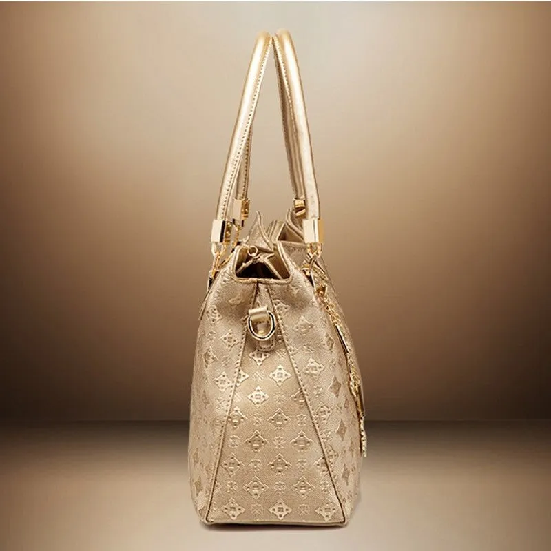 Set of 3 Matching Bags for Women with Wallet Accessory