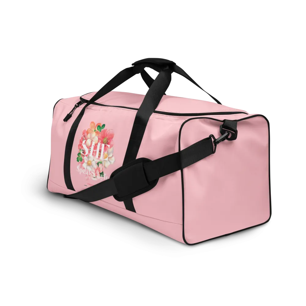 She Speaks Lyfe Signature Duffle bag