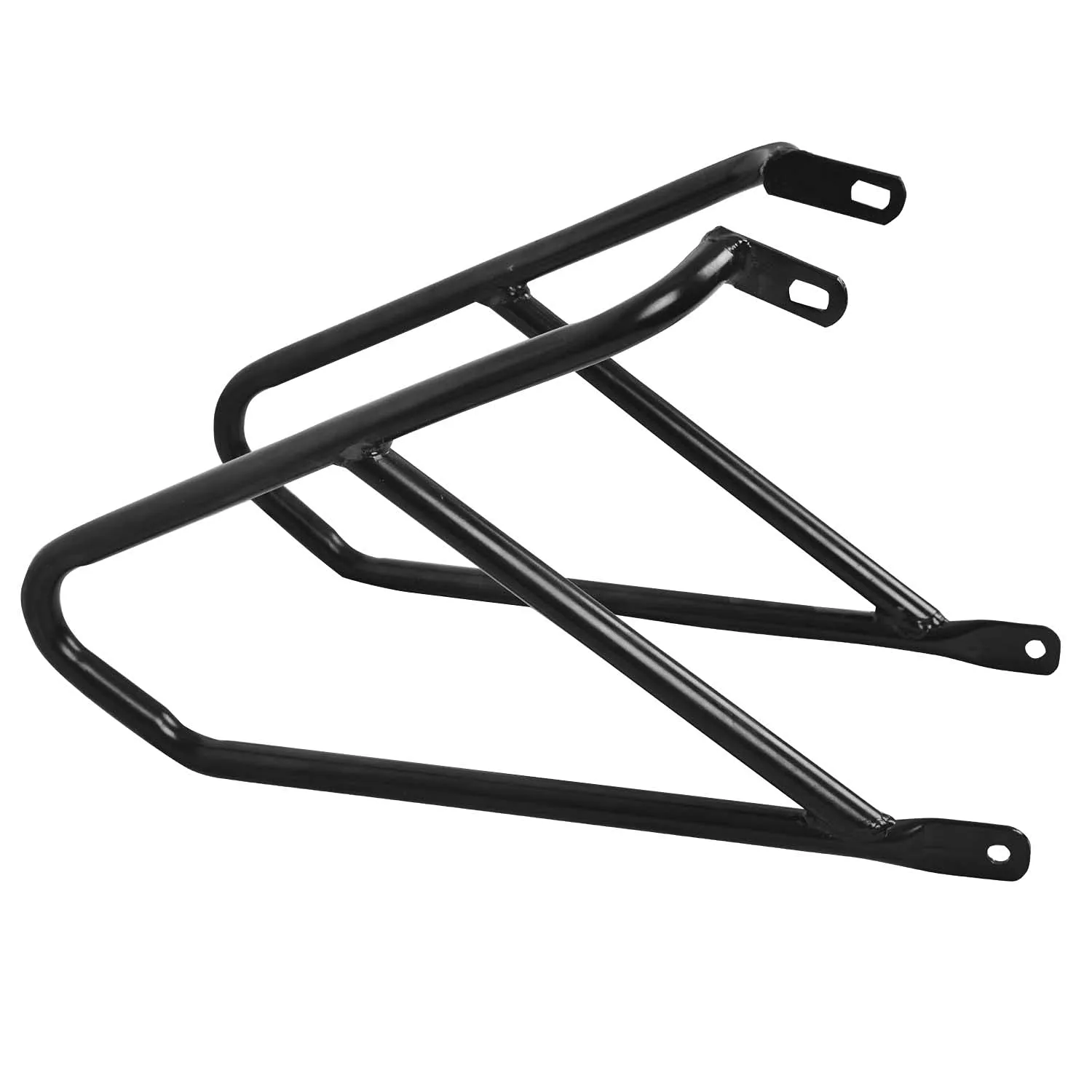 Side Saddle Stay,Backrest with Carrier Black for - Royal Enfield Interceptor 650