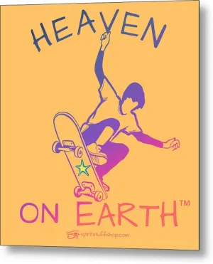 Skateboarding/skater - Metal Print