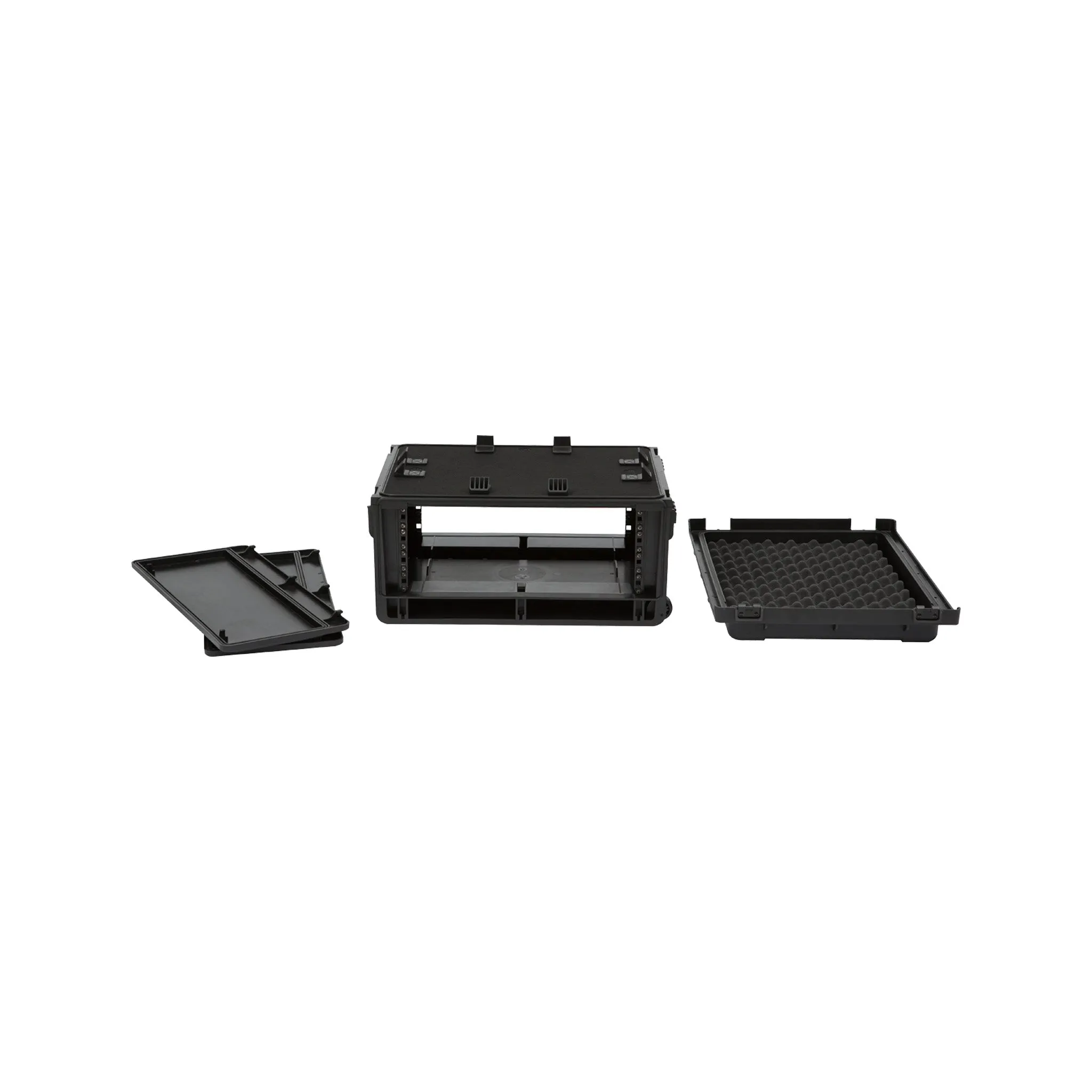 SKB 1SKB-ISF4U Injection Molded 4U Studio Flyer Rack Case