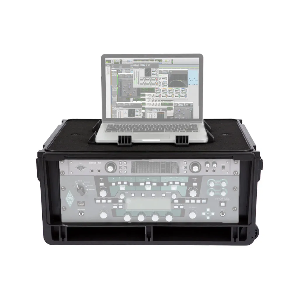 SKB 1SKB-ISF4U Injection Molded 4U Studio Flyer Rack Case