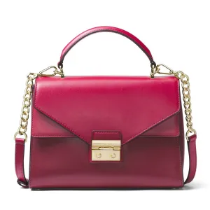 Sloan Medium Double Flap Satchel